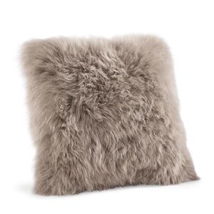 Room & Board Sheepskin throw pillow